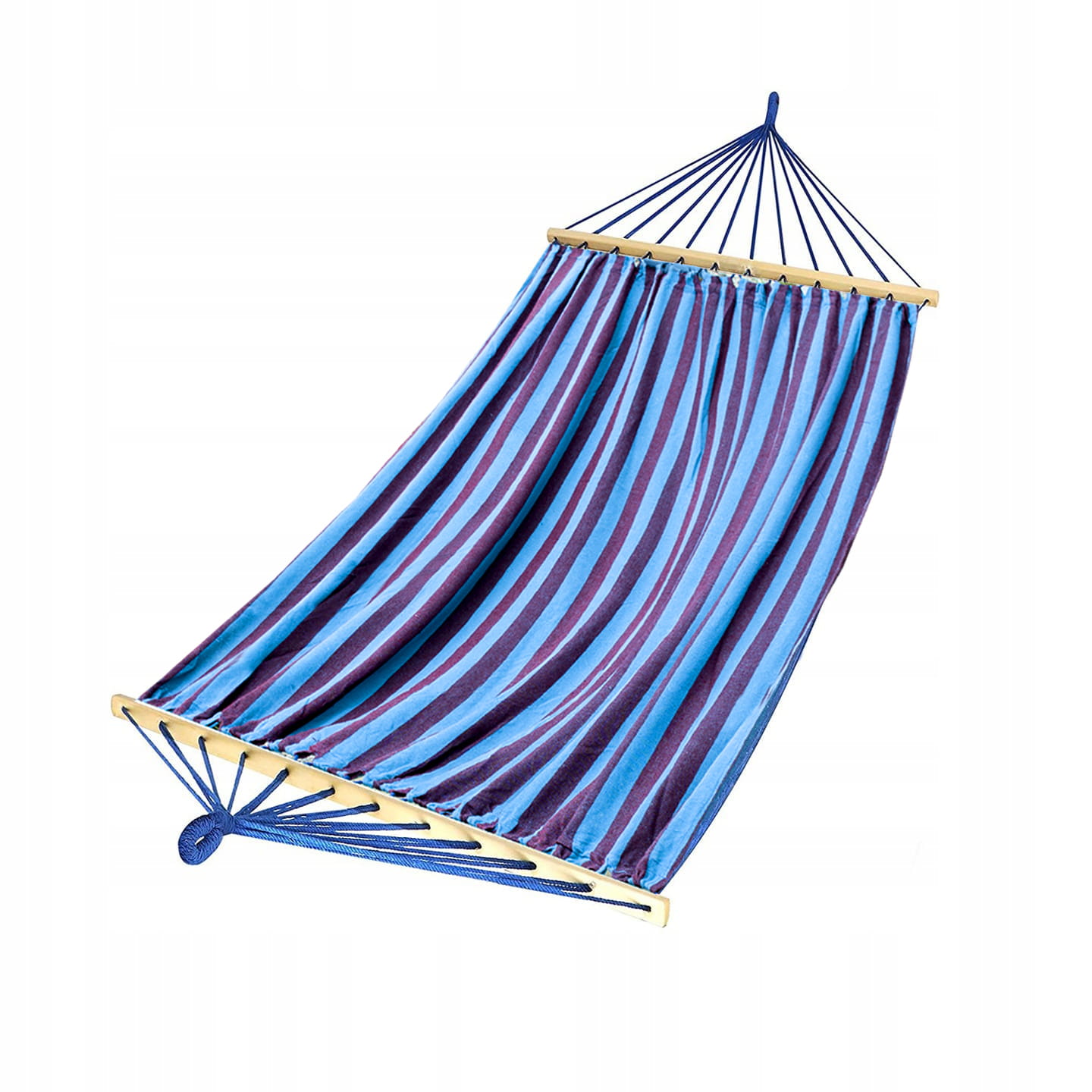 Hamak jednoosobowy z poprzeczką 200 × 80 cm – zdjęcie 3