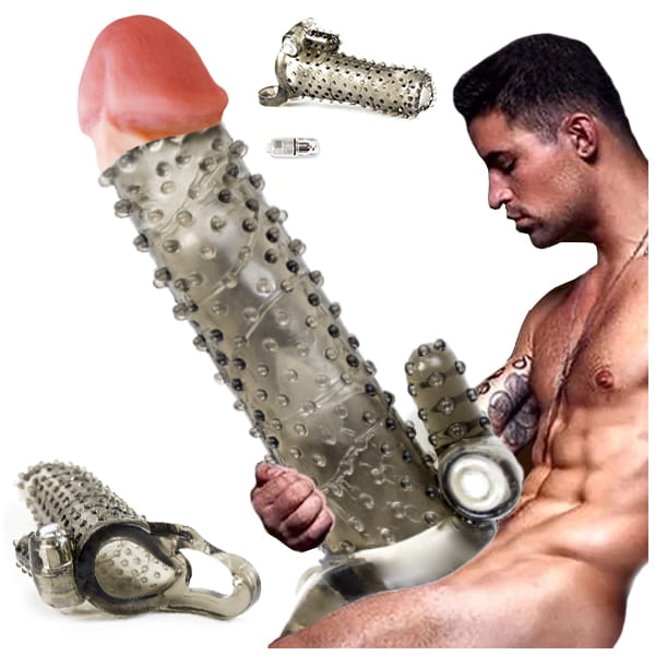Nakładka na penis z wibratorem