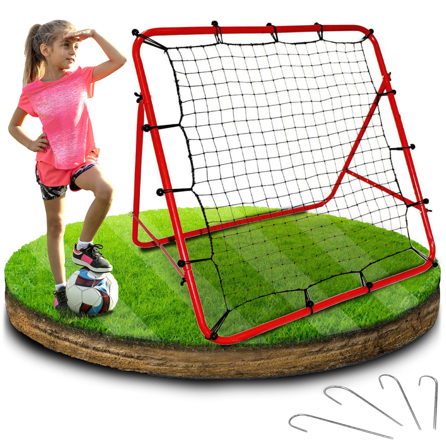Rebounder bramka piłkarska treningowa