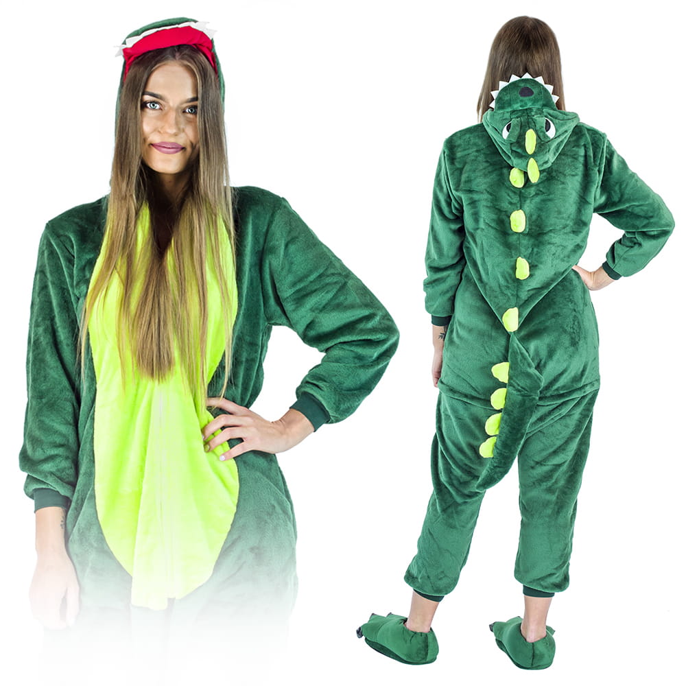 Dinozaur Kigurumi Onesie dres piżama kombinezon