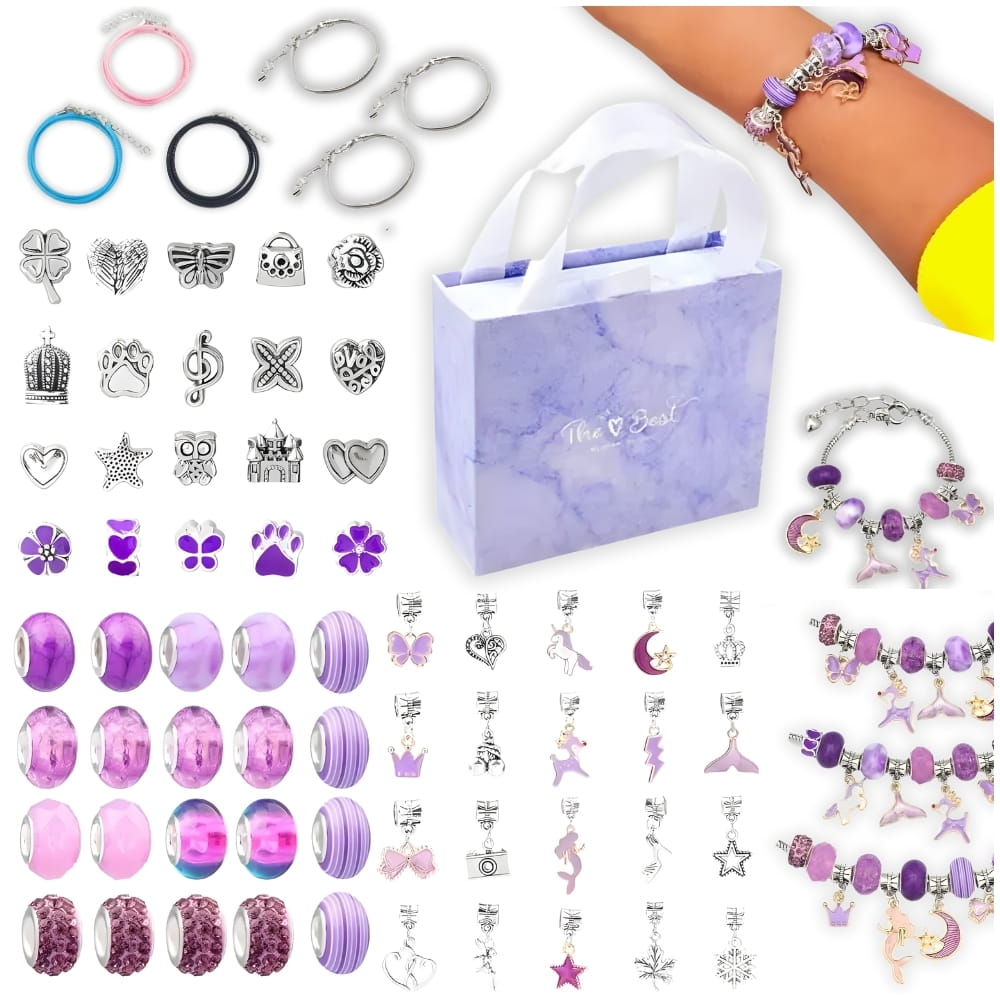 Zestaw do robienia bransoletek charms