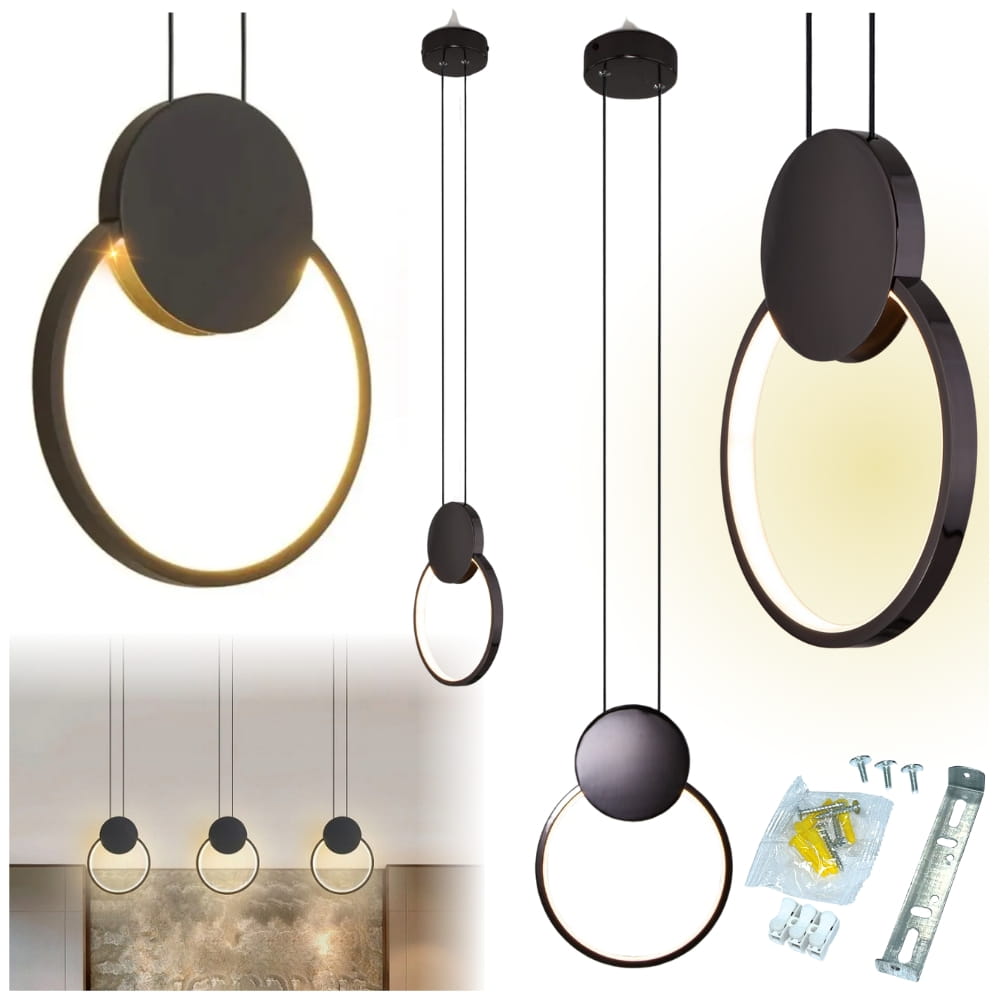 Lampa wisząca żyrandol sufitowa wisząca LED loft industrialna regulacja 11W