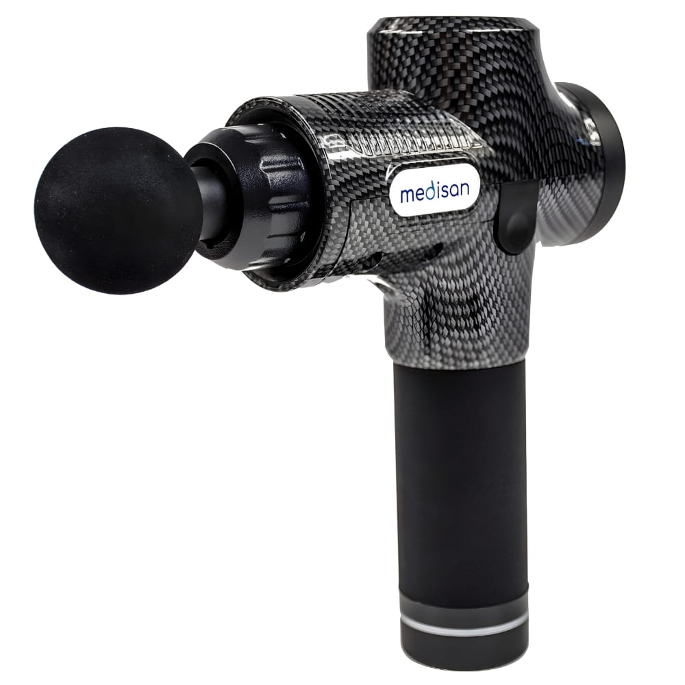 Pistolet do masażu 150 W z 6 głowicami i walizką – zdjęcie 2