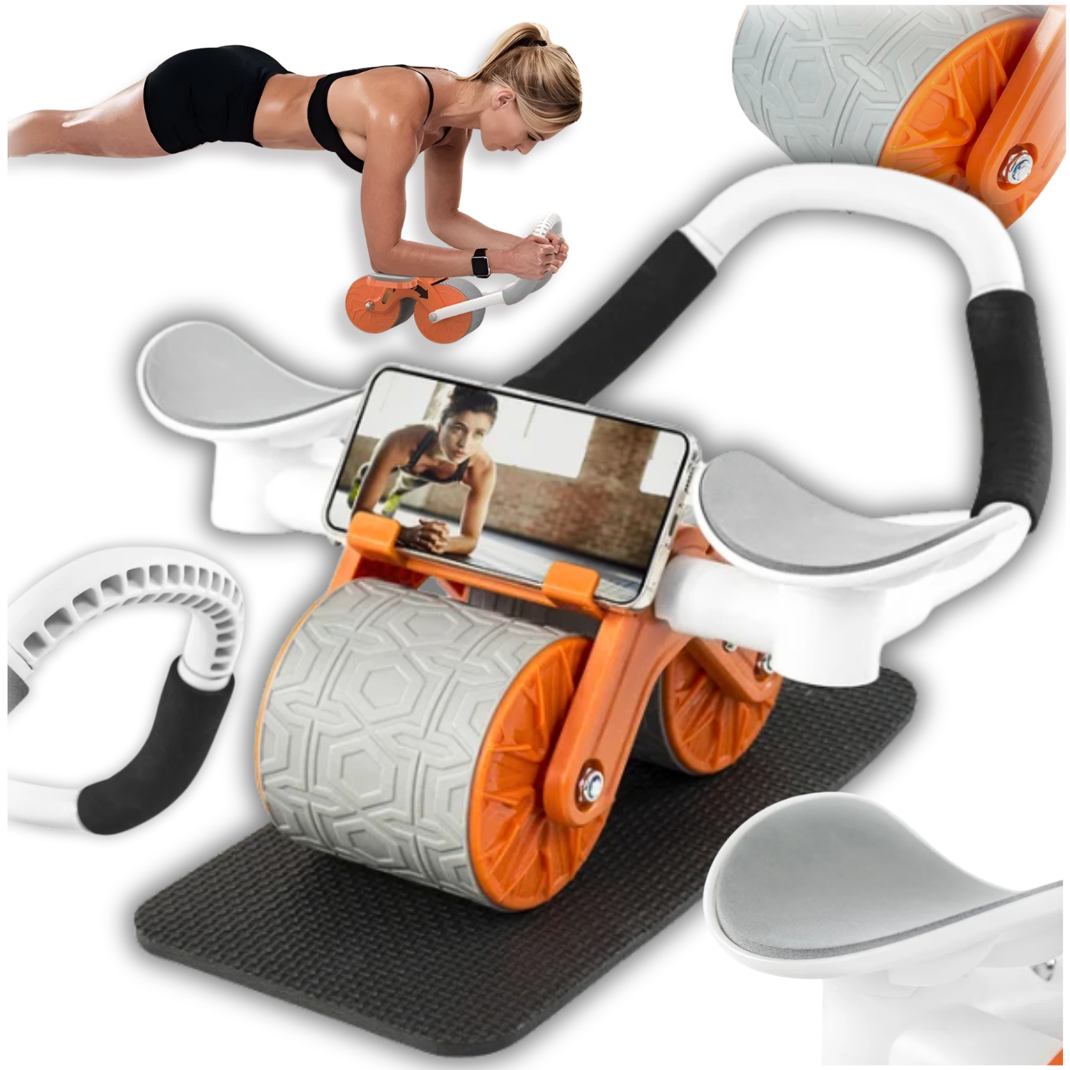 Trenażer roller ABS do mięśni brzucha