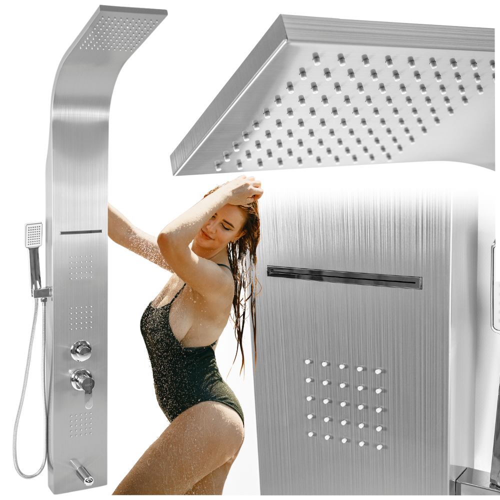 Bateria panel prysznicowy NICKLE