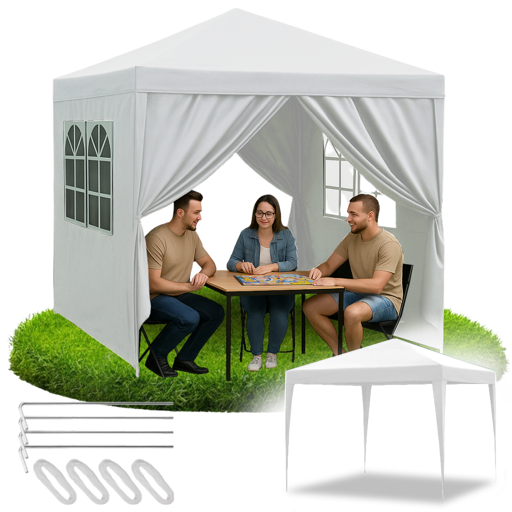 Pawilon ogrodowy biały | GoGarden