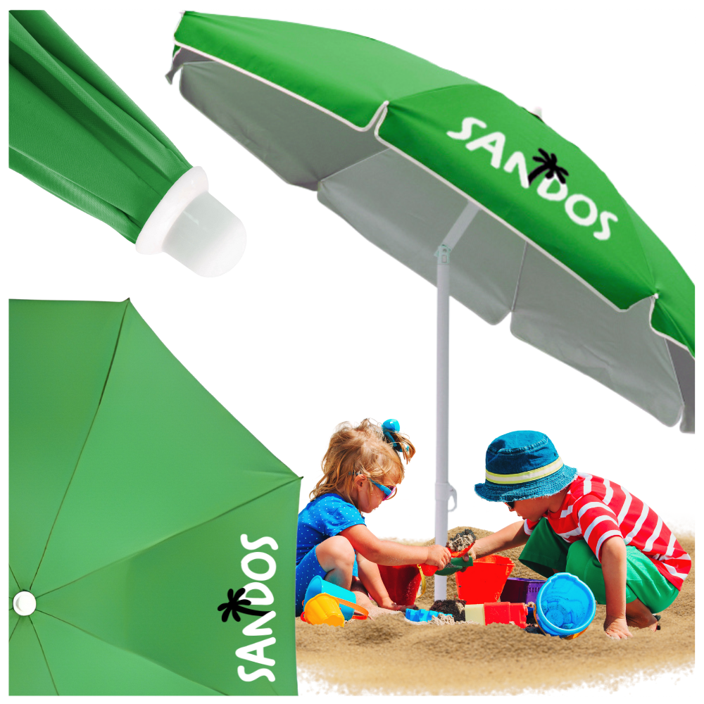 Parasol plażowy zielony