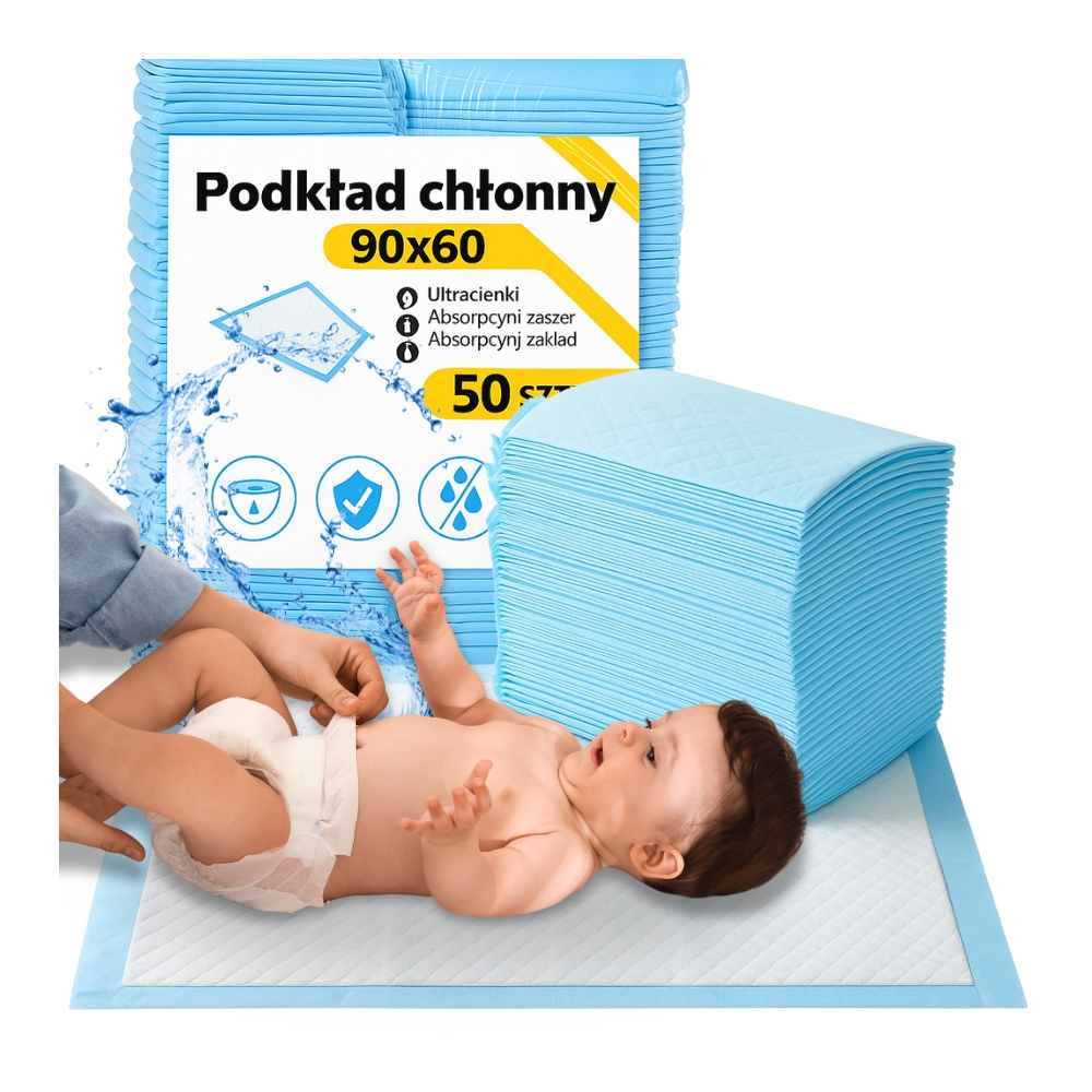 Podkład chłonny higieniczny 90x60 50szt