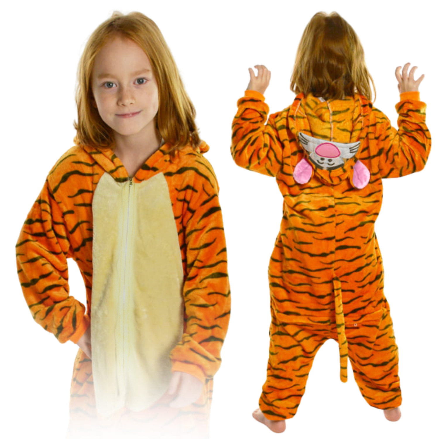 Piżama tygrysek dziecięca jednoczęściowa kigurumi strój karnawał
