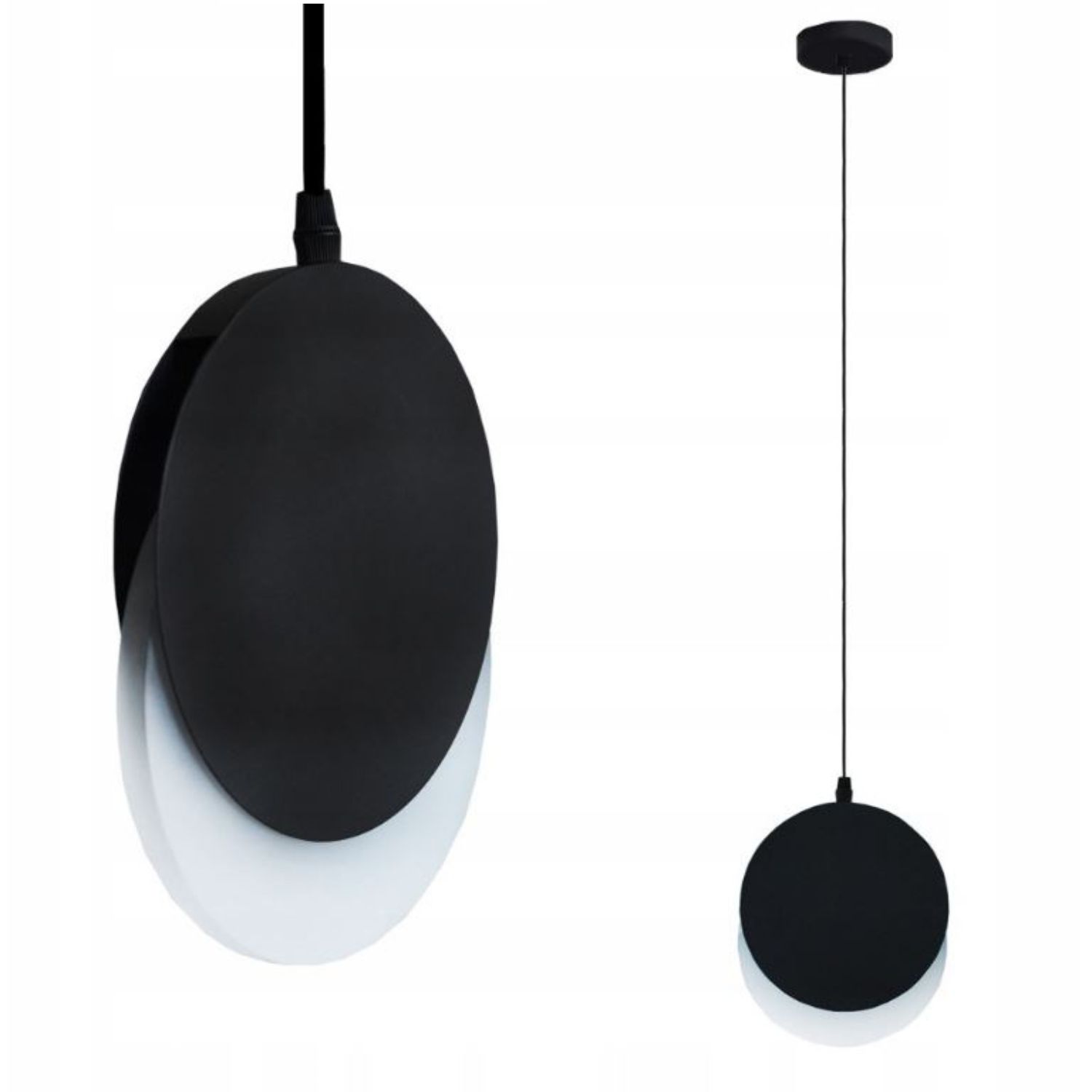 Lampa sufitowa żyrandol led ring nowoczesna kuchni