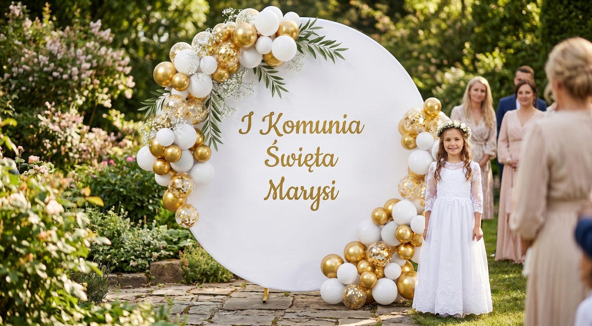 Komunia 2026 – dekoracje i pomysły na wyjątkowe przyjęcie